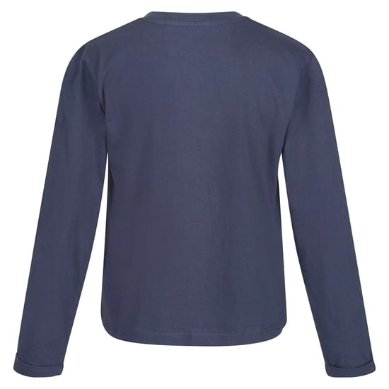 Regatta Childrens/Kids Wenbie III Landscape Langarm T-Shirt (Dark Denim) - Image 2