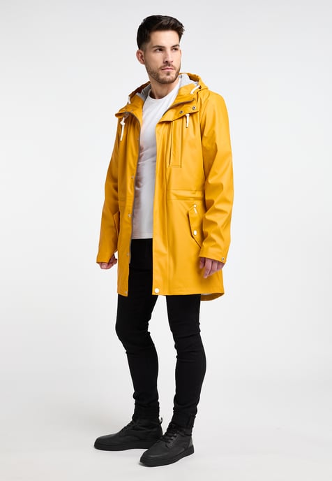 ICEBOUND Regenmantel Herren Senf - Image 4