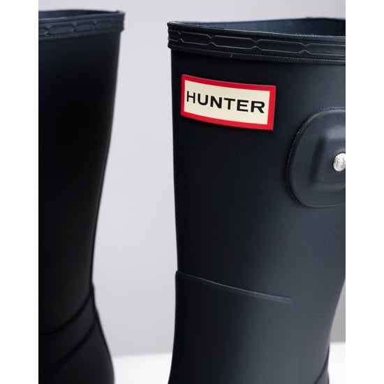 Hunter Original Short Wellington Boots Herren-Gummistiefel In Marineblau - Image 6
