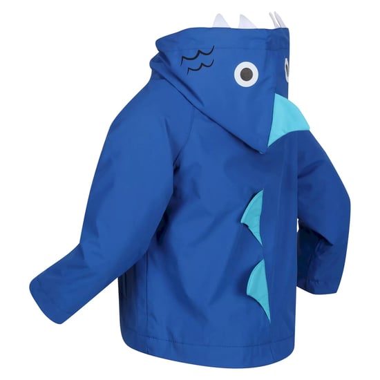 Regatta Childrens/Kids Shark Wasserdichte Jacke (Nautisch Blau) - Image 3