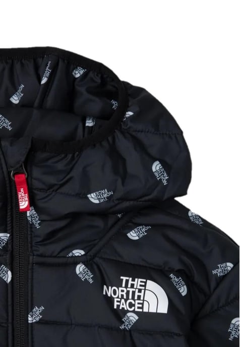 The North Face Junior Boys Wattierte Jacke II / TNF Black Tossed Logo Print - Image 4