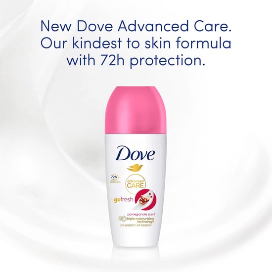 Dove Roll On Go Fresh Pomegranate 72H Lasting Women's Anti-Perspirant 50ml, 6pk