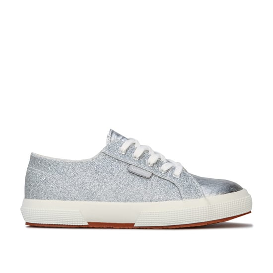 Girl's Superga Children 2750 Cotu Classic Pumps in Silver