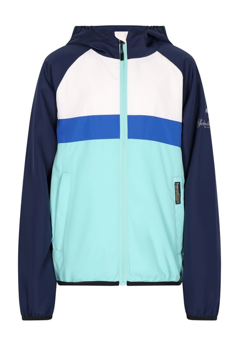 Schmuddelwedda Anorak Mädchen (Kids) Türkis Colorblock - Image 1