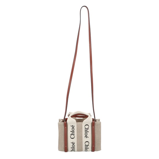 Chloé Woody Mini Tote Braun - Image 1