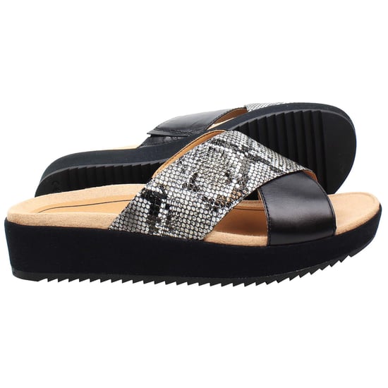 Vionic Hayden Snake Damen Schwarze Sandalen - Image 3