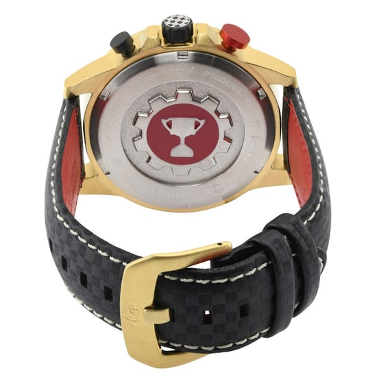 GV2 9922 Herren Scuderia Schweizer Quarz Multifunktions-Chrono-Lederuhr - Image 2
