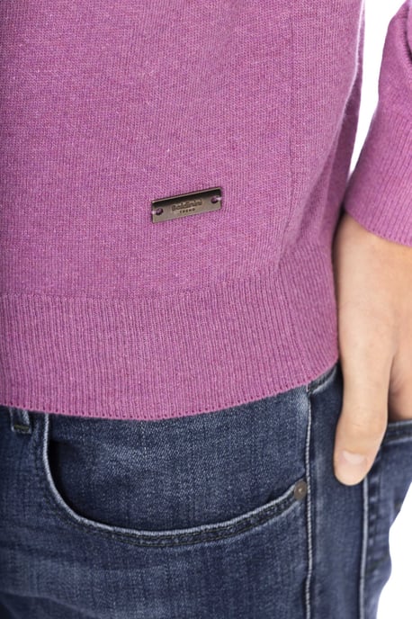 Baldinini Trend Men's Violet Wool Sweater