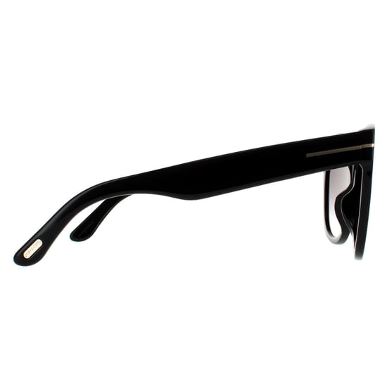 Tom Ford Cat Eye Womens Glänzend Schwarz Rauch Verlauf - Image 4