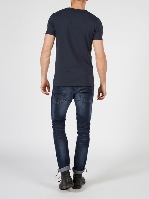 Petrol Industries - 2-pack Basic Crew Neck T-shirts Men - Deep Navy