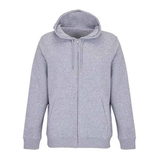 SOLS - "Calipso" Hoodie mit durchgehendem Reißverschluss für Herren/Damen Unisex (Grau meliert) - Image 1