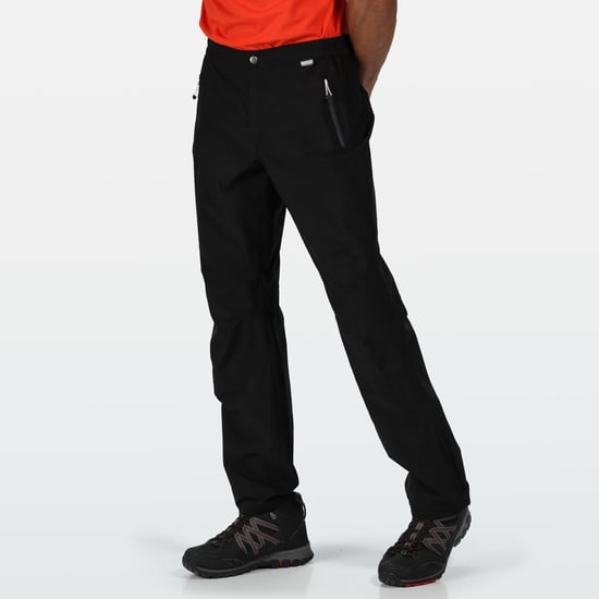 Regatta Herren Highton Stretch Überhose (Schwarz) - Image 4