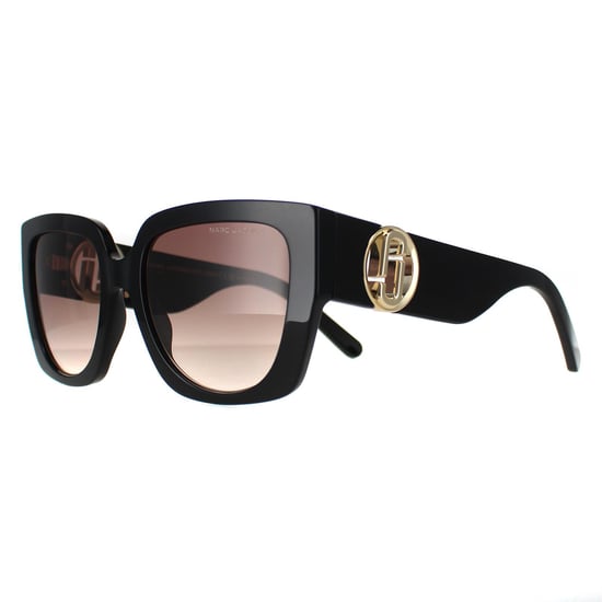 Marc Jacobs Rectangle Womens Black Brown Gradient MARC 687/S