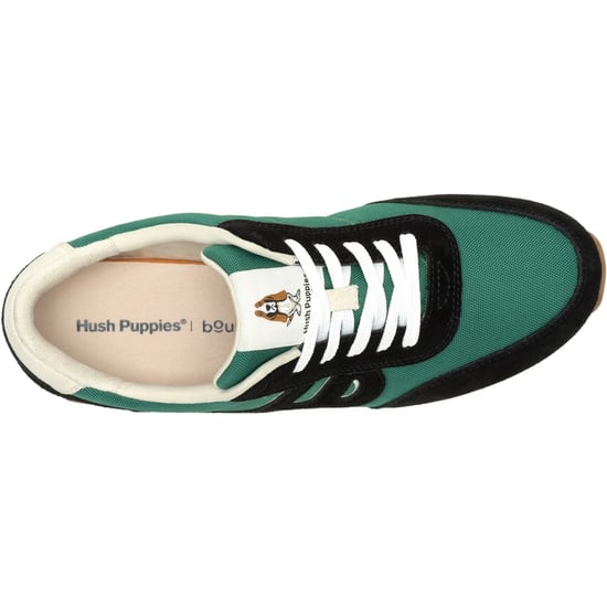 Hush Puppies Seventy8 Ledersneaker Für Herren In Grün - Image 4