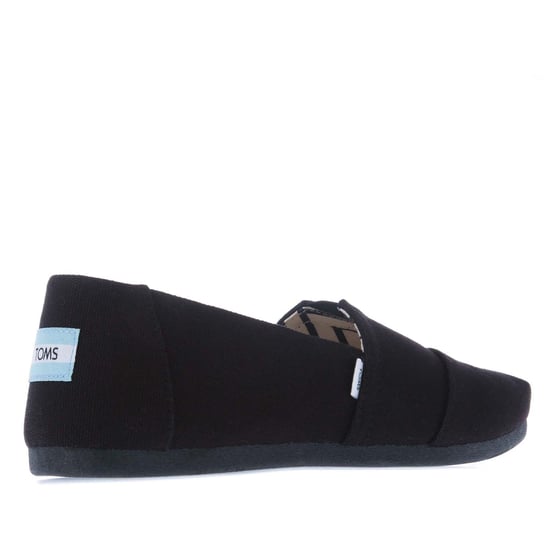Espadrilles Alpargata toile coton recyclé Toms Pour Femme en Noir - Image 3