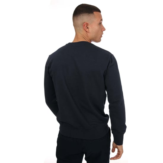 Sweat col rond petit logo script Champion Pour Homme en Bleu Marine - Image 2