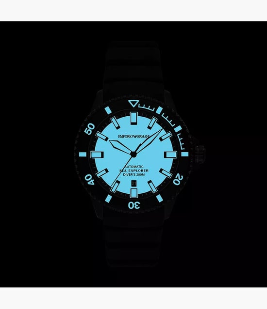 Emporio Armani Sea Explorer Schwarz Herren Armbanduhr AR60085 - Image 4