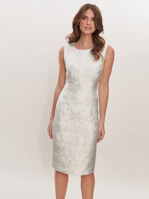 Emeline Jacquard Sheath Dress And Bolero