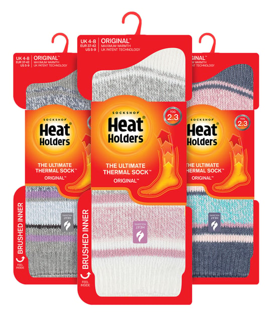 HEAT HOLDERS - 3er-Pack Multipack Damen Isolierte Thermo-Socken für den Winter - Provence - Image 2