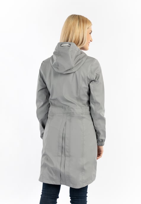Schmuddelwedda Regenmantel Damen GRAU-280 - Image 5