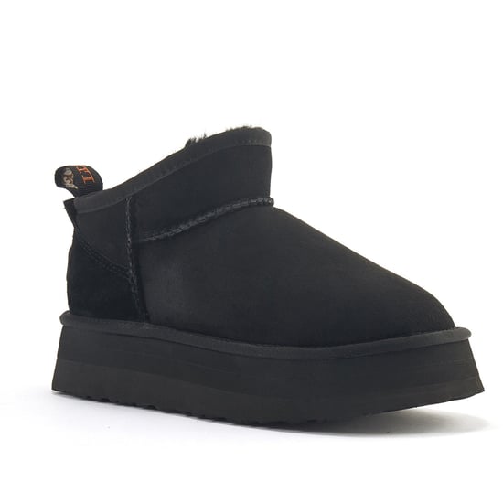 Cosy Ultra Short Platfoam Black Boots