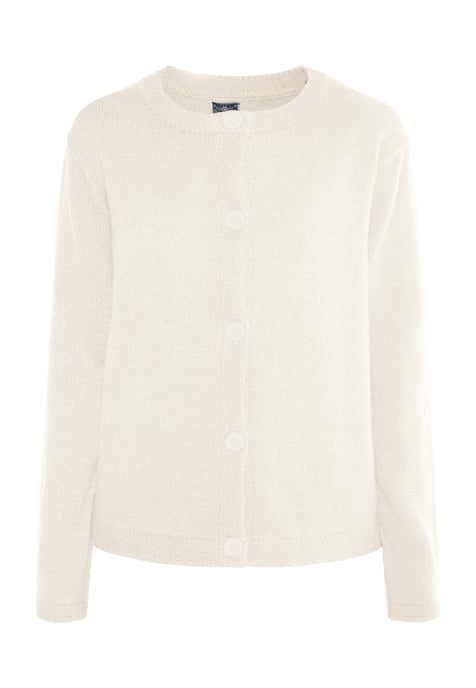 Dreimaster Strickjacke Damen Wollweiss - Image 1