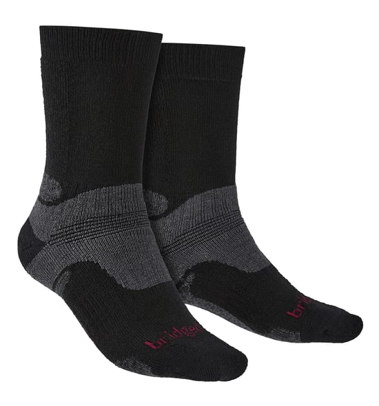 Bridgedale - Herren Wandern Midweight Merinowolle Socken - schwarz - Image 1