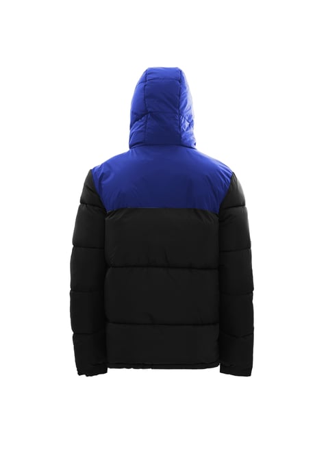 Mo Wattierte Steppjacke Herren Schwarz Kobalt - Image 2