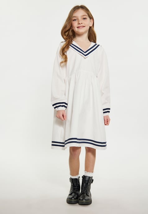 Dreimaster Kleid Mädchen (Kids) weiss - Image 2