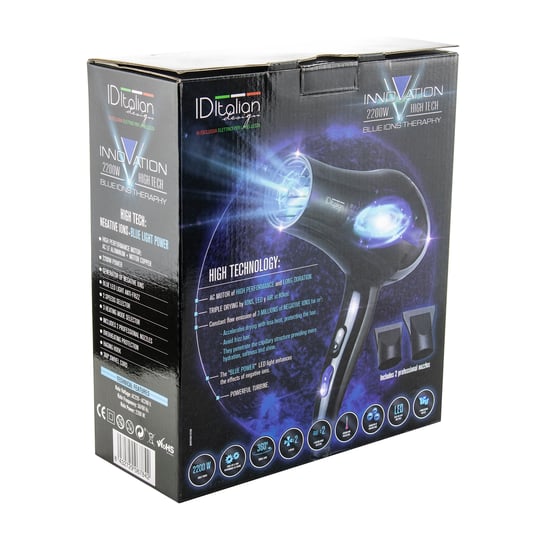 SECADOR INNOVATION 2200W HIGH-TECH-BLAU-IONEN-THERAPIE - Image 2