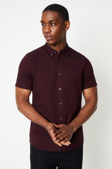 Short Sleeve Oxford Shirt - Image 1