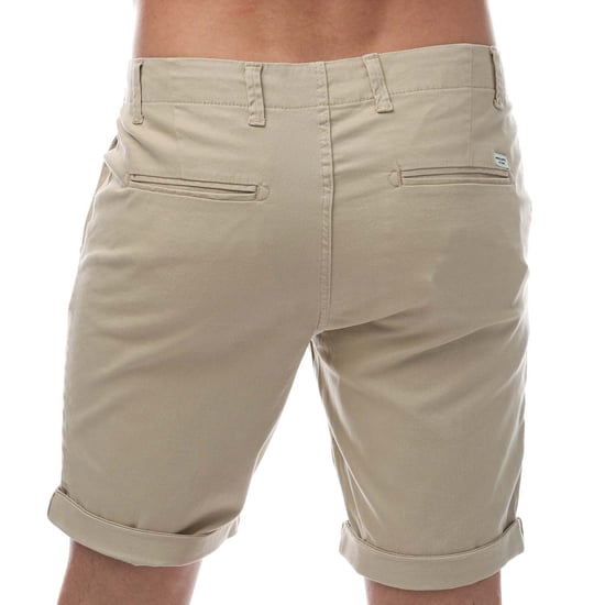 Men's Jack and Jones Fred Chino Shorts in Beige
