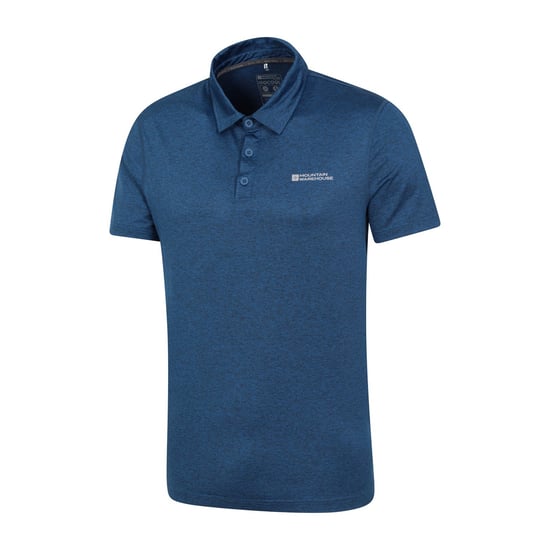 Mountain Warehouse Mens Deuce IsoCool Polo Shirt (Dark Blue)