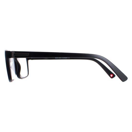 Montana Rectangle Unisex Black Glasses