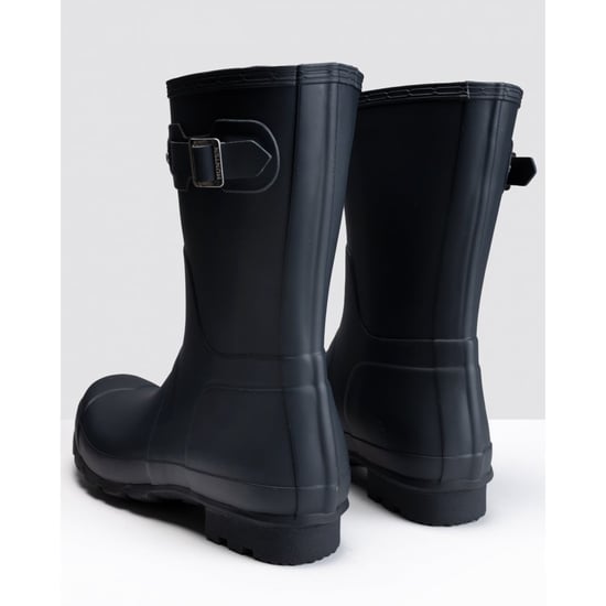 Hunter Original Short Wellington Boots Herren-Gummistiefel In Marineblau - Image 4