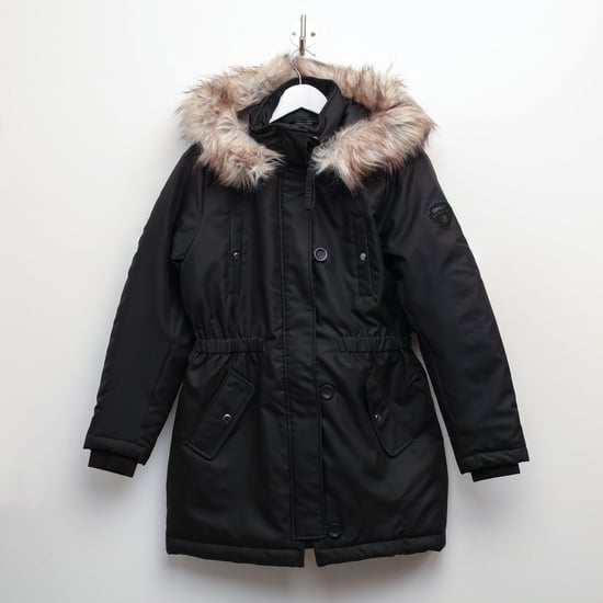 Veste Parka Iris Winter Only Pour Femme en Noir - Image 1