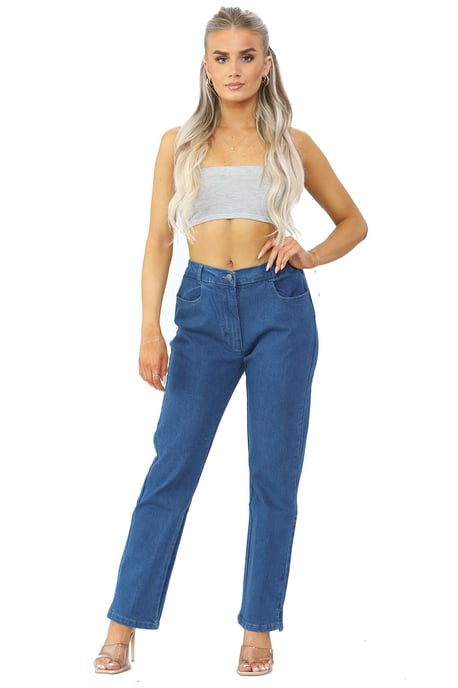 MYT Damen-Jeans mit seitlichem elastischem Bund in Blau - Image 5