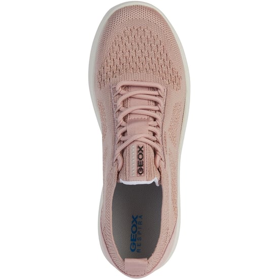 Geox D Spherica A Leder Damen Hellrosa Turnschuhe - Image 4