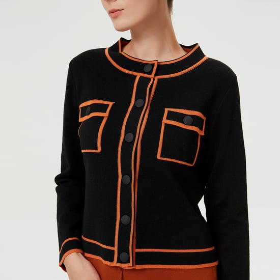 Kurze Jacke mit kontrastierenden Borten - Image 4