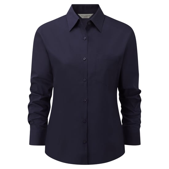 Russell Collection - Bluse - Damen (Marineblau) - Image 2