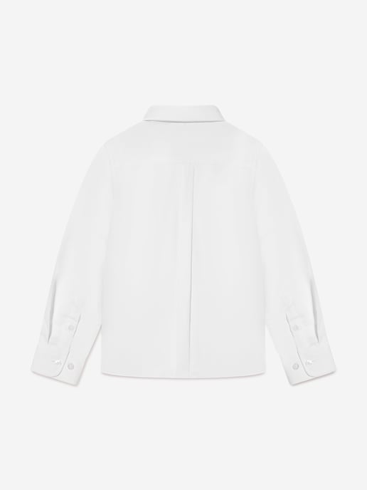 Trussardi Boys Barlog Shirt in Ivory