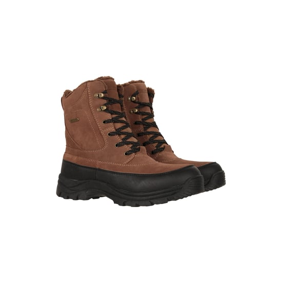 Mountain Warehouse - Herren Schneestiefel "Stowe", Leder (Braun) - Image 4