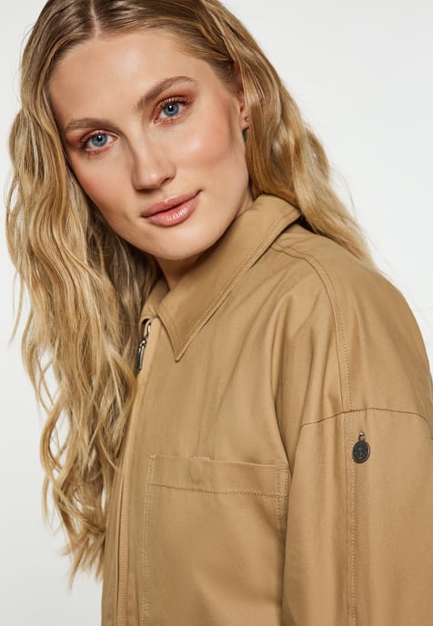 Dreimaster Jacke Damen Sand - Image 5