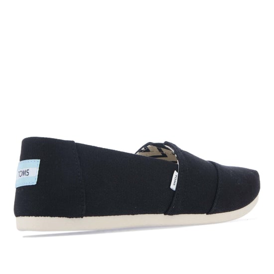Espadrilles Alpargata coton recyclé Toms Pour Femme en Noir - Image 3