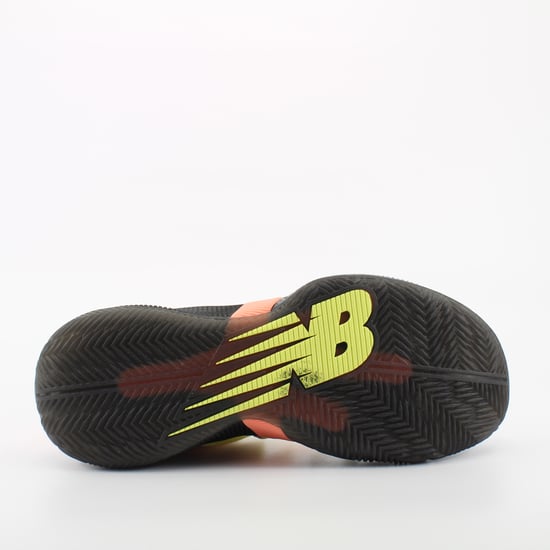 New Balance Omn1s Orange Textile Mens Lace Up Basketball Trainers BBOMNXA2