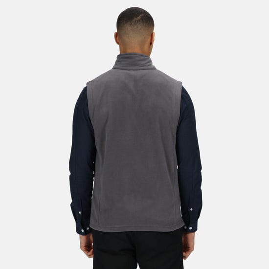 Regatta Mens Micro Fleece Bodywarmer / Gilet (Seal Grey)