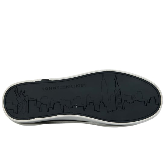 Baskets Modern Vulc cuir Tommy Hilfiger Pour Homme en Bleu Marine - Image 4