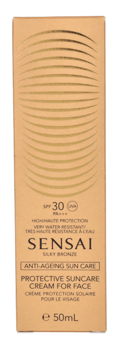 Sensai Silky Bronze Sun Care Cream For Face SPF30. - Image 2