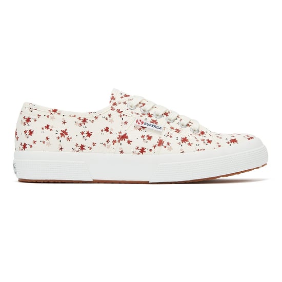 Superga 2750 Cotu Print Damen Weiß Turnschuhe - Image 5
