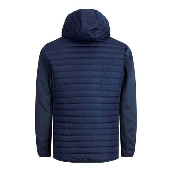 Bequeme Steppjacke für Herren von der Marke JACK & JONES. Sehr angenehm zu tragen, bequem und sportlich geschnitten zugleich. Zwei seitliche Reißverschlusstaschen und die Innentasche bieten sicheren Platz für Habseligkeiten. Die Kapuze ist nicht verstellb - Image 2